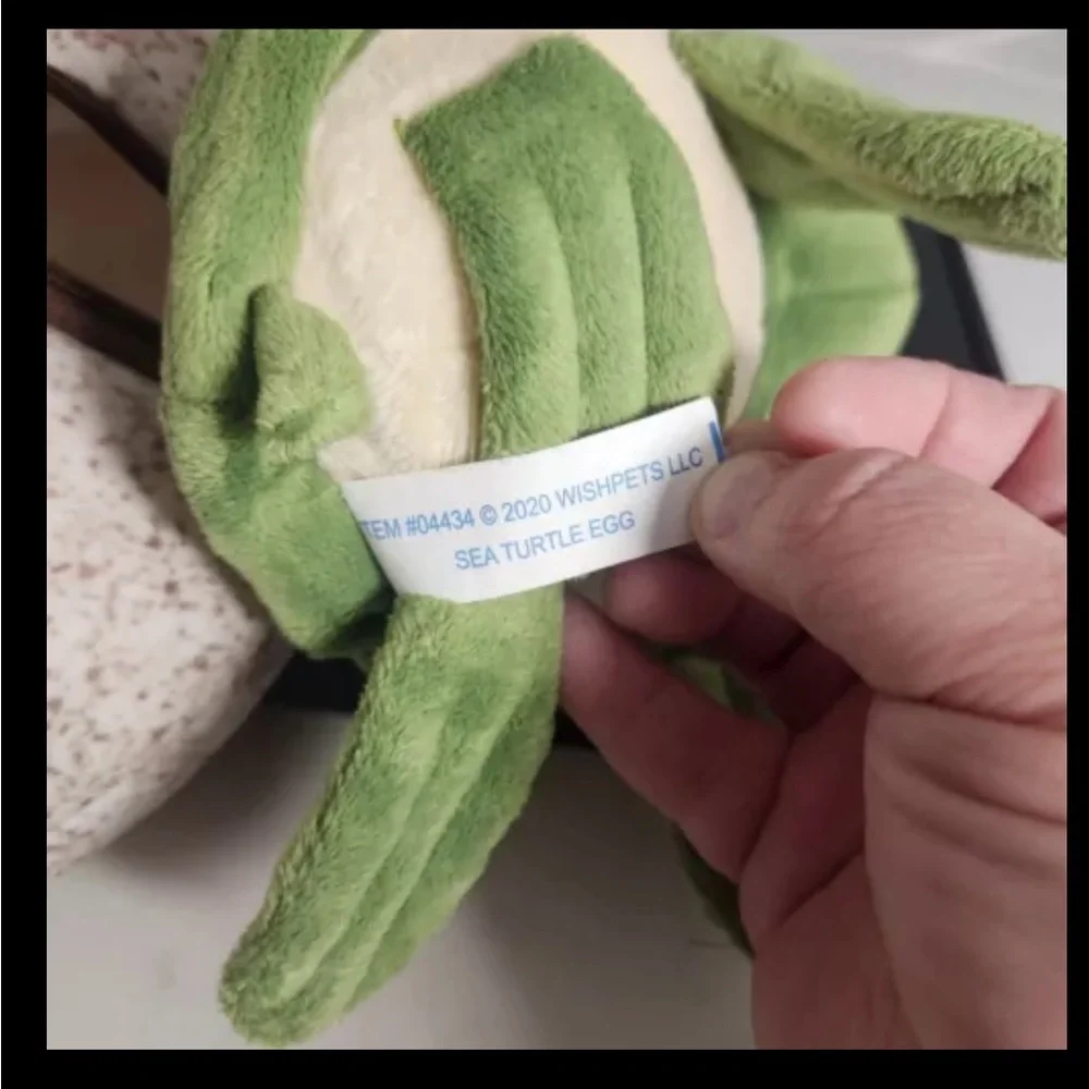 Wish Pets Sea Turtle In Egg 8” Stuffed Plush Toy With Eggshell Case